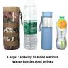 Drawstring Camouflage Kettle Carrier Adjustable Bottle Bag Sports Water Bottles Pouch  Outdoor