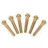 SaveSooo Brass Bridge Pin Puller (Pack of 6) for Guitar Replacement, Acoustic Guitar, Brass Bridge Pin Puller, Easy Replacement Accessory