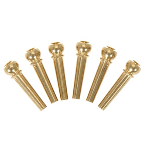 

SaveSooo Brass Bridge Pin Puller (Pack of 6) for Guitar Replacement, Acoustic Guitar, Brass Bridge Pin Puller, Easy Replacement Accessory