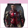 Stylish Iron Man 15 Inch Large Capacity Lightweight Oxford Fabric Kids Backpack