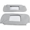Sun Visor Cover Pair, Microfiber Leather, Gray Stitch Sun Visor Replacement Cover Skin Fits for 1993-2002 Chevy Camaro Pontiac Firebird