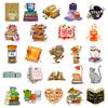 50 Books Reading Graffiti Stickers Decorating Computers Mobile Phones Tablets Waterproof Stickers