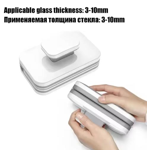 

Бытовой расслабленный портативный очиститель стекла Здание Сильный магнитный очиститель окон Двустороннее скребковое и чистящее средство Инструмент для окон