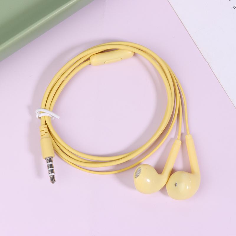 U19 Kopfhörer mit glatter Oberfläche, kabelgebunden, Super Bass, 3,5 mm, mit eingebautem Mikrofon, Freisprecheinrichtung, geräuschunterdrückende Ohrhörer, Musik-Headset