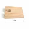 Wooden Railway Track Accessories Beech Wood Train Track Parts Compatible with Thomas and Major Brands Toys