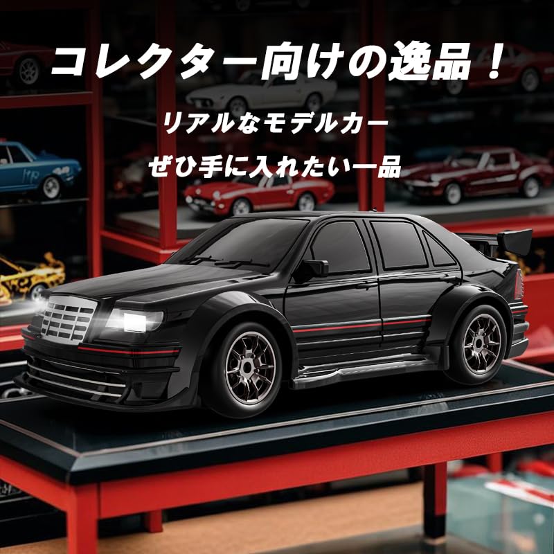 KFPLAN KF30 1:43 Scale Drift Car with Gyroscope, 15KMH 4WD Mini RC Drift Car for Drifting and On-Road Use, Gift & Toy for Boys and Adults,