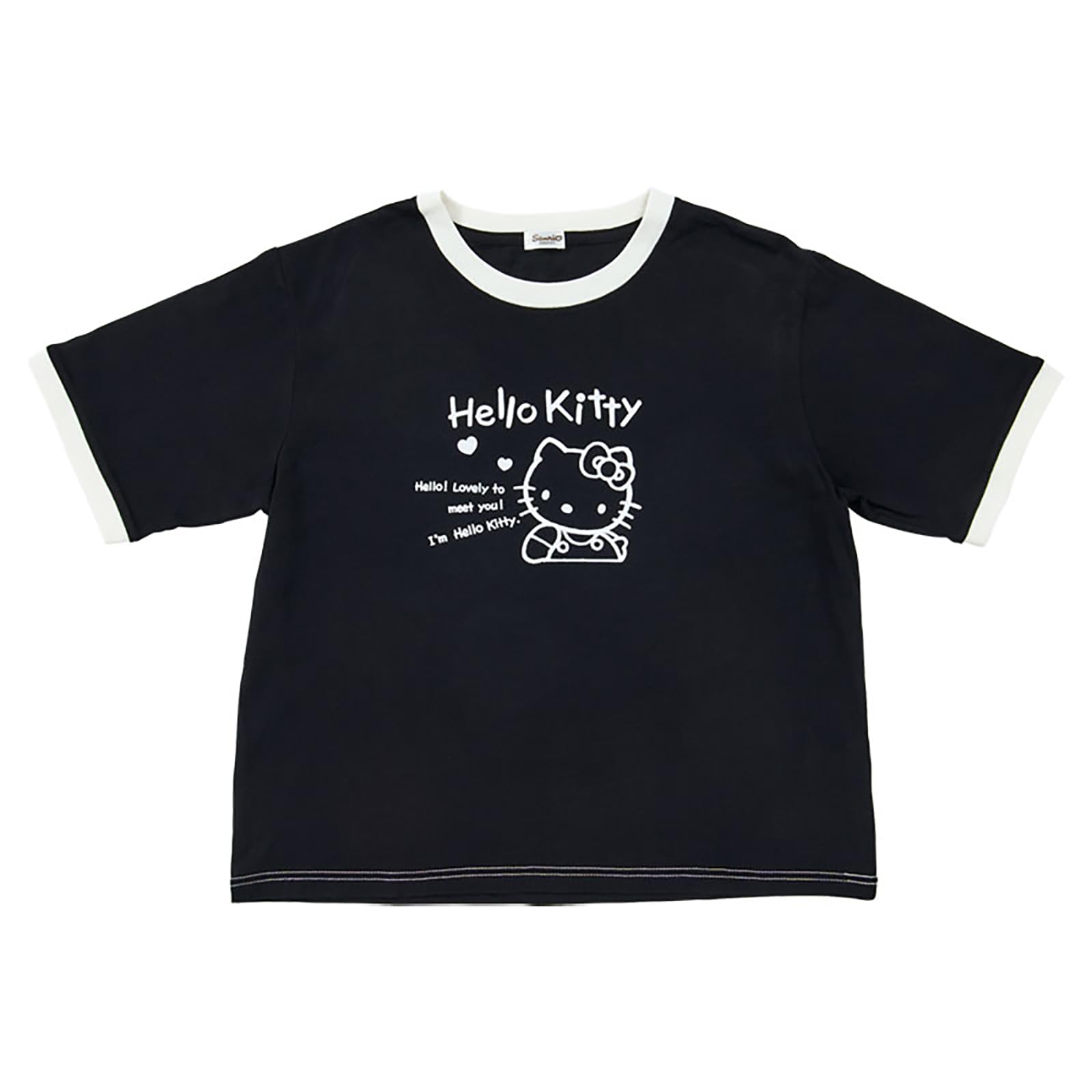 Sanrio Hello Kitty 902683 T-shirt, Black,
