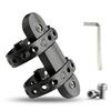 Bike Bottle Cage Mounting Base Black Non-Hole Mounting Clip with Screw Wrench Set MTB Bike Kettles Stand Base Widely Use