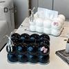 Tissue Box Storage Holder Large Capacity Spring Design Easy To Use Luxury Home Tissue Paper Organizer Desktop Decor