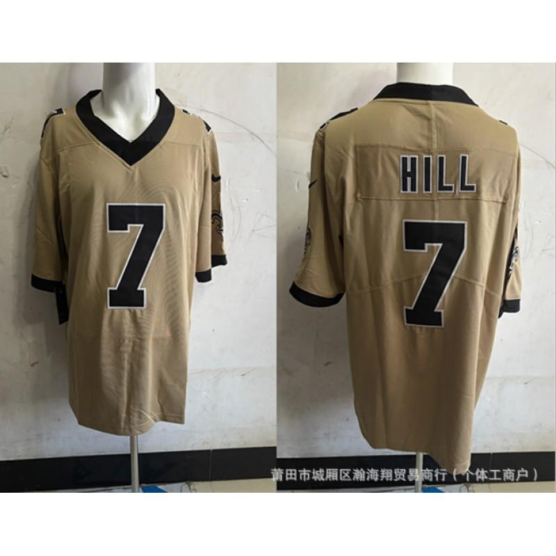 Saints Football Jersey Embroidered American Shirt Unisex Sports Top Breathable Team Game Wear