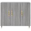 Sideboard Gray Sonoma 90x34x80 cm Particleboard