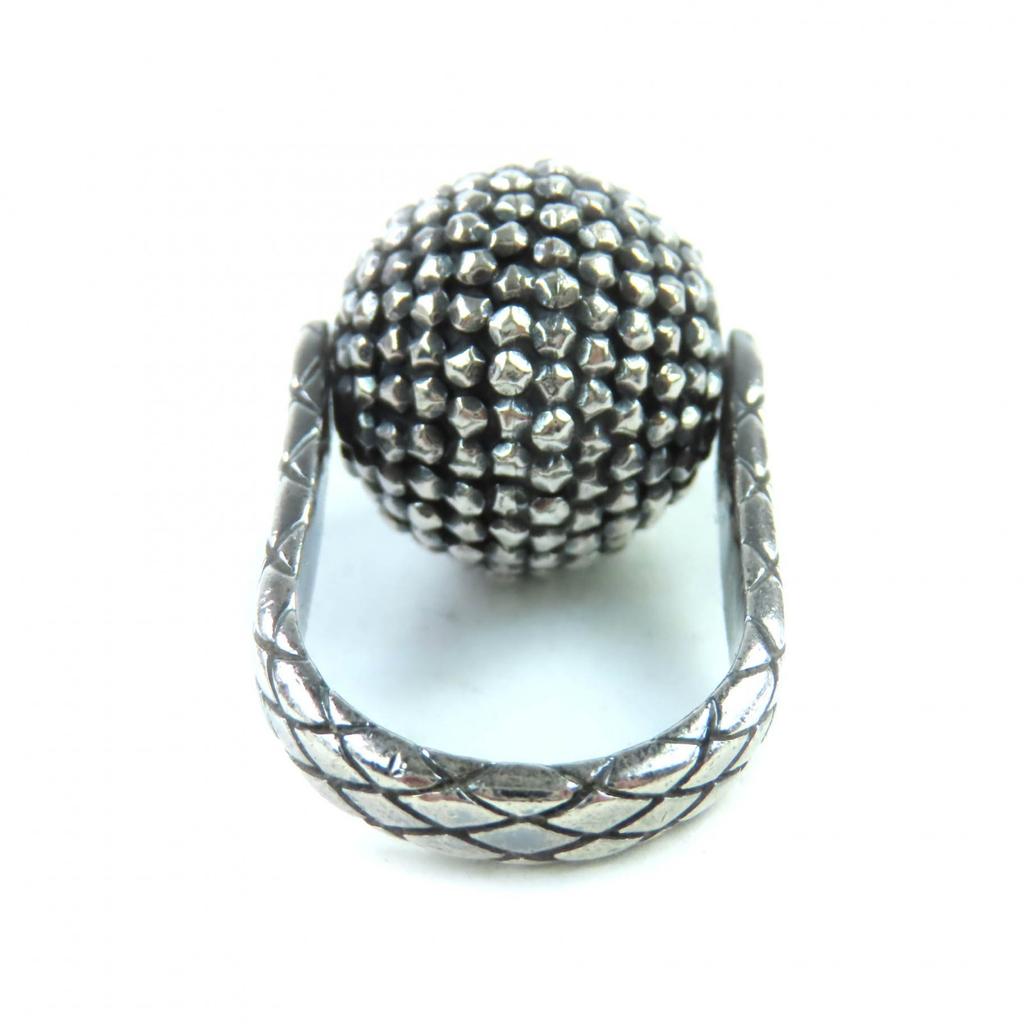 Excellent BOTTEGAVENETA Ring Ball Ring Silver 925 Women Used