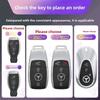 PEL5   Car Key Case Cover Shell Protector For Mercedes Benz 2021 C /S Class W223 W206 S350L S400L S450L S500L Accessories