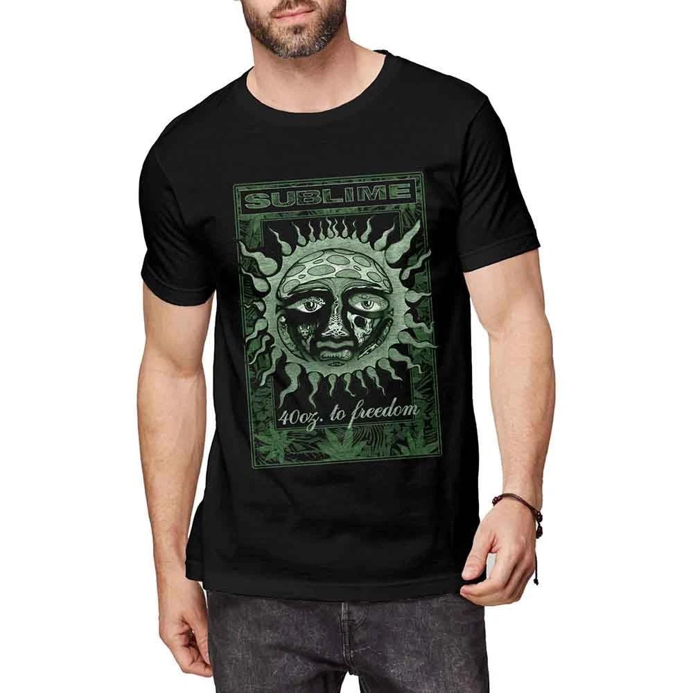 Sublime Grn 40 Oz Licensed Tshirt Unisexs L