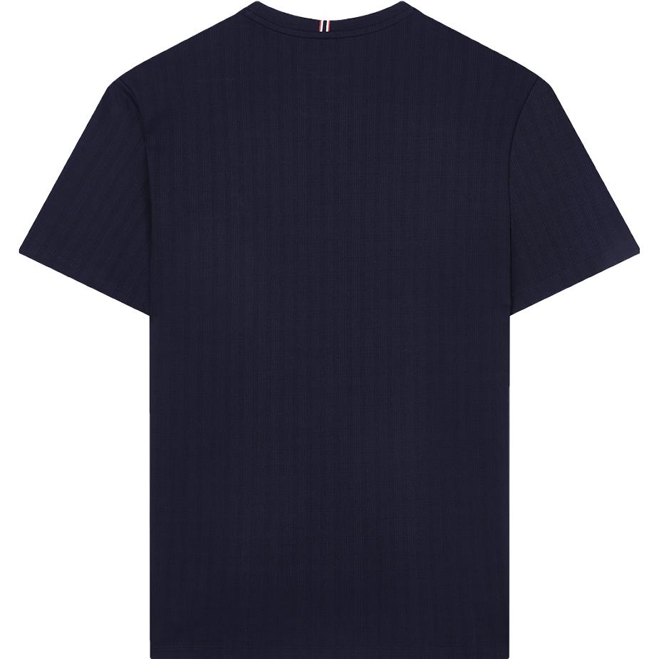 Fila Simple Logo Business Casual Round Neck Short Sleeve T-Shirt Men T-Shirt Legendary-Blue F11M331113F-NV