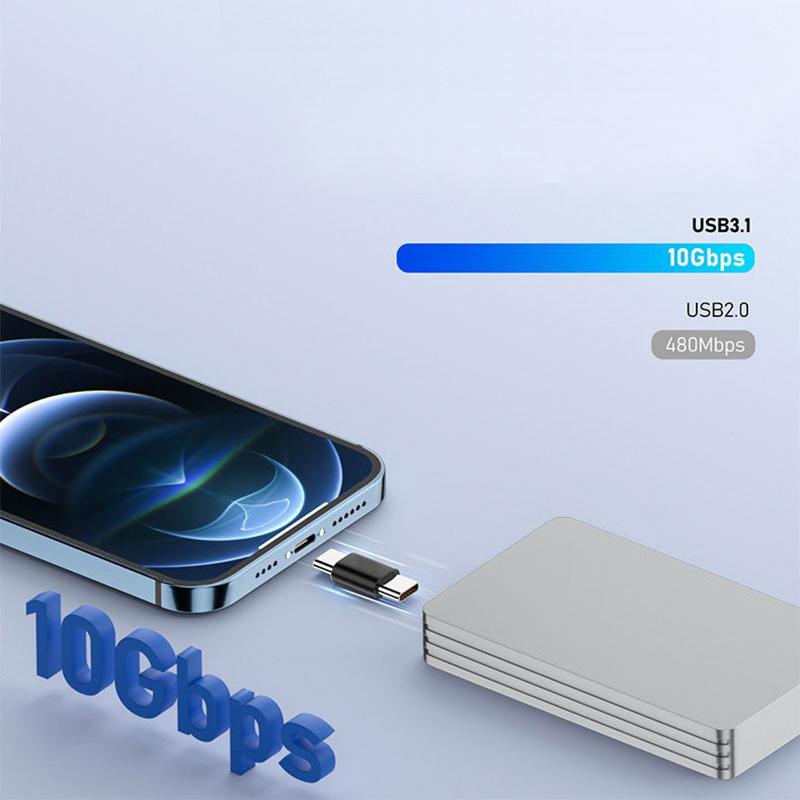 Typ USB C Adapter Konverter Stecker auf Buchse Verlängerungskabel Datenübertragung Telefon Tablet Lade Dongle USB C F auf F Stecker Adapter