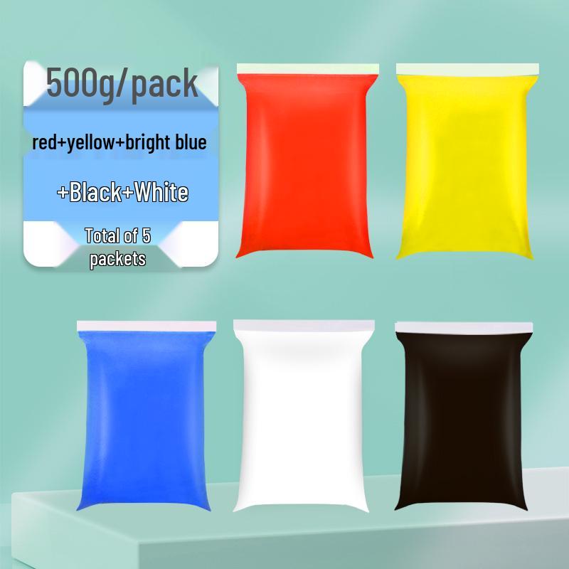 500g Weißer Kinder-Weltraumknete - Leicht, Großpackung für den Kindergarten