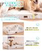EMME Dog Easy to and Stuffy Pet Sofa Bed with Suitable for Senior and Multiple Removable 62x51x18cm Bed, Clean, Waterproof, Washable, Breathable,