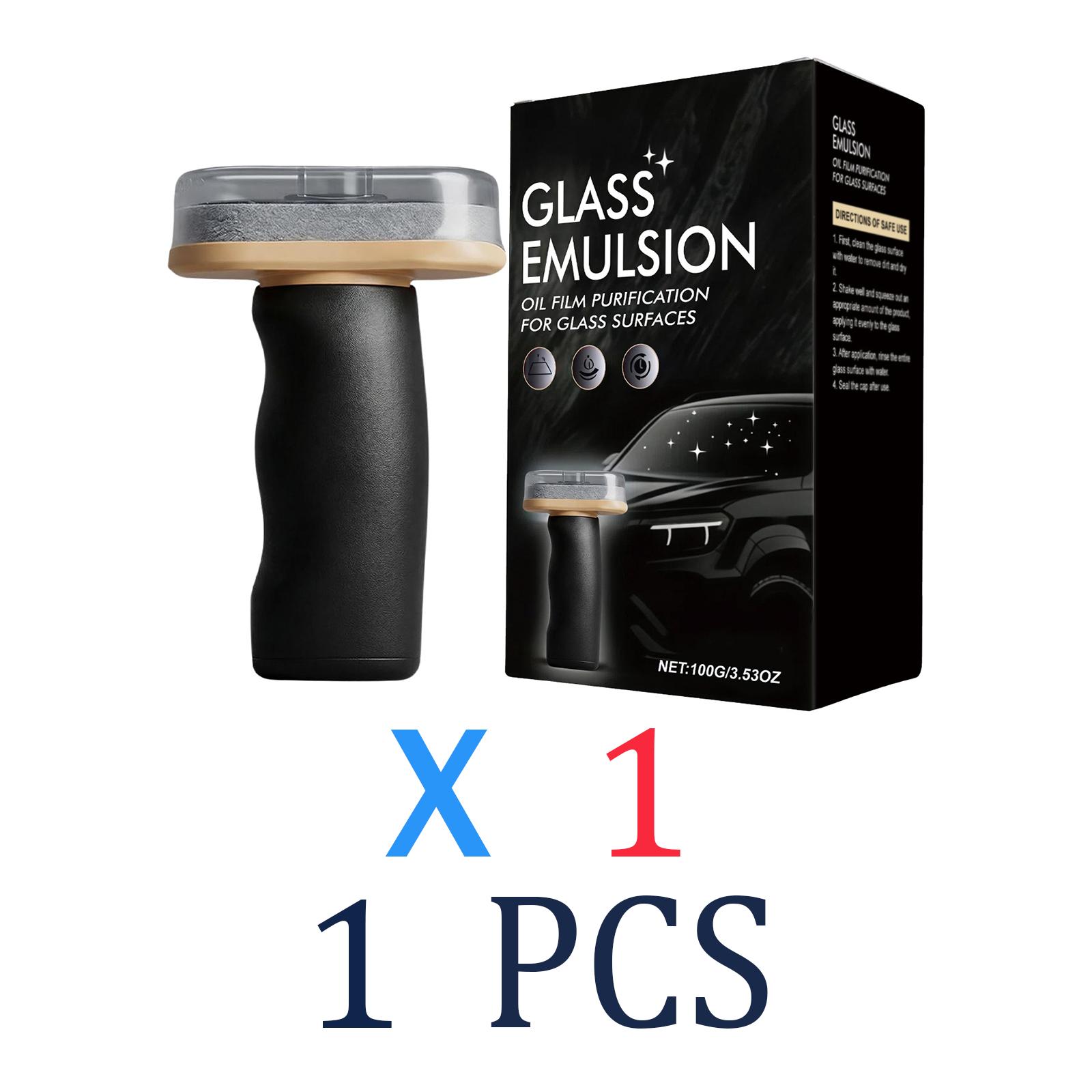 Professional Car Glass Cleaner Oil Film Smoothing Brush Windshield Maintenance Auto Glass Polish Clear Visibility 100g