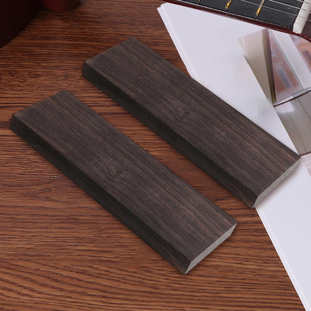 Ebony Wooden Lumber Blank 120x40x10/50mm Carving Wood Blocks Unfinished Wood Block DIY Material for Music Instrument