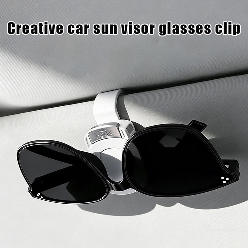 Car Glasses Clip, Car Sun Visor Glasses Storage Clip, Creative Multi-Functional Ticket Clip, Document Clip, Sunglasses Holder