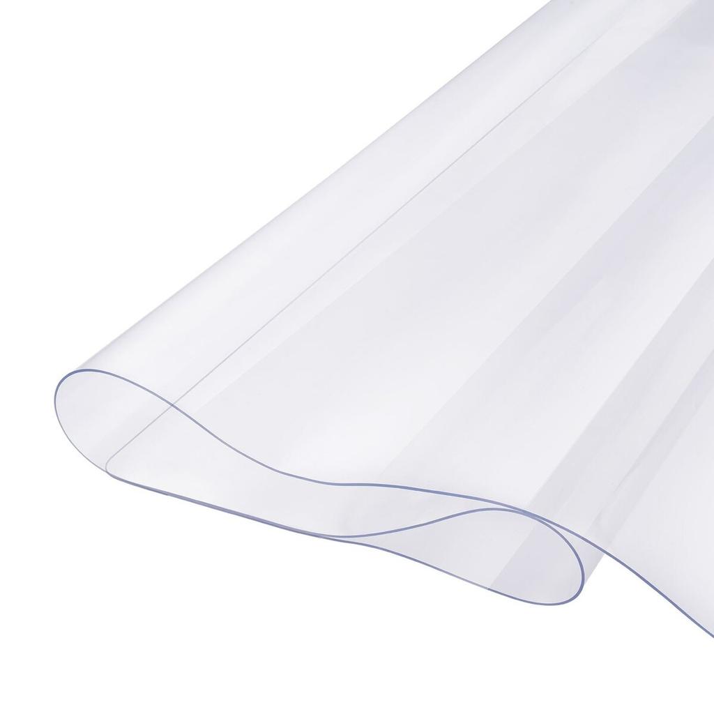 PVC Table Protector 40x60 Inch Clear Plastic Desk Protector 1.5mm Thick