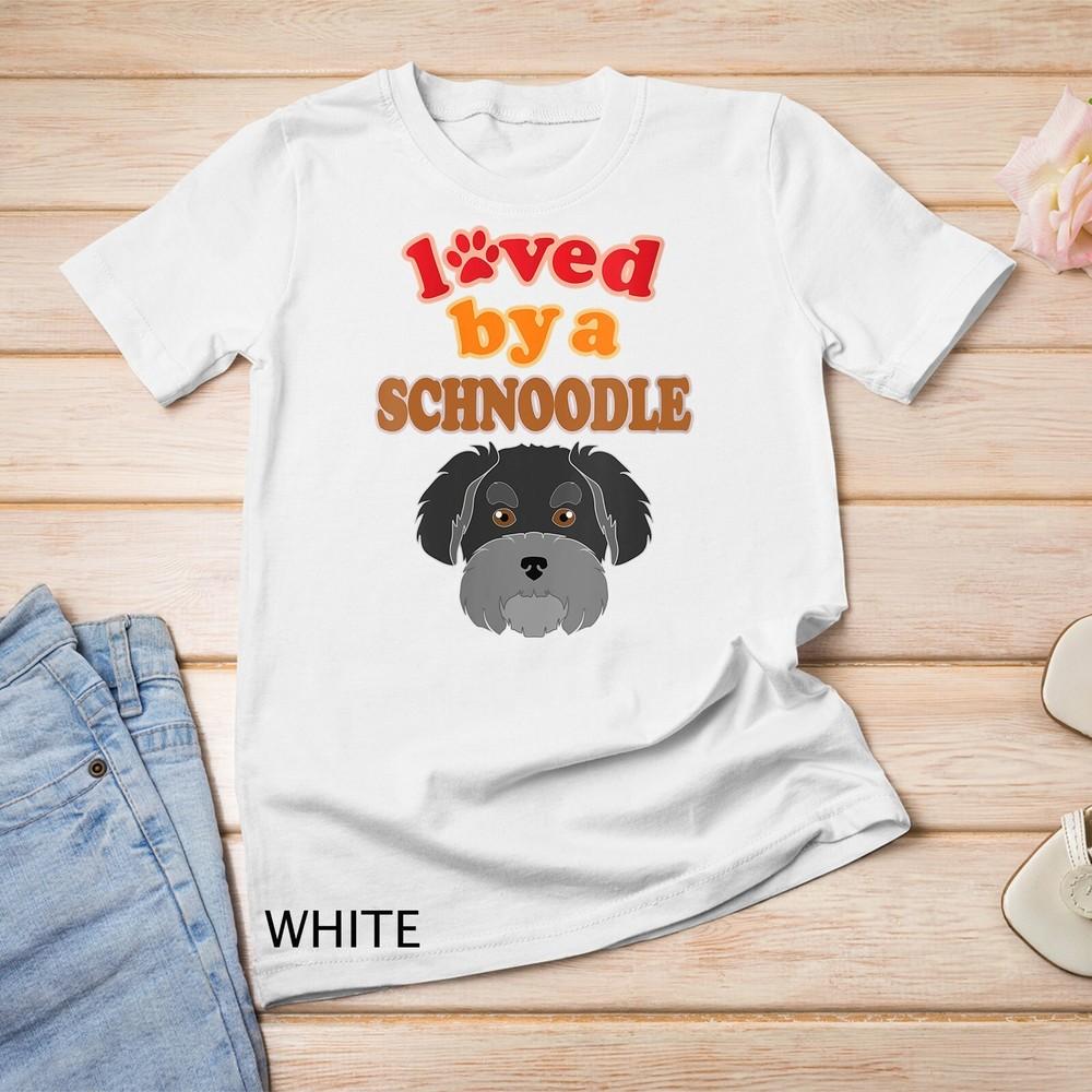 

Womens Schnoodle Dog Poodle Schnauzer Unisex T-shirt L