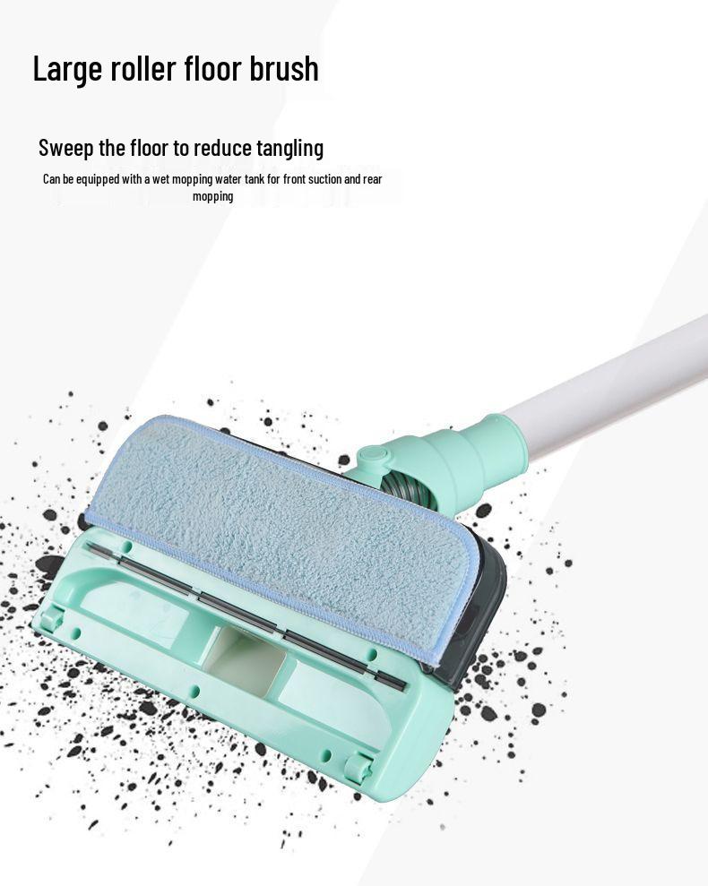 Compact High-Suction Wireless Vacuum & Mop for Dust, Hair and Mite Removal