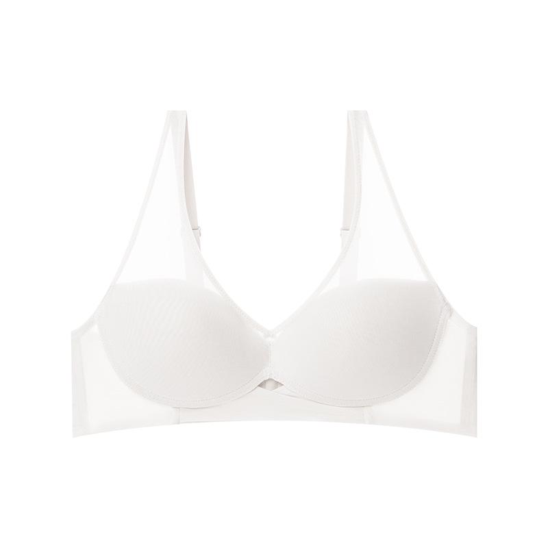 Luxury Mesh Wireless Bra with Real Mulberry Silk Lining