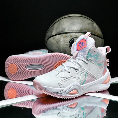 Nieuwe grote basketbalschoenen heren mandarijneend sportschoenen, daadwerkelijke trainingswedstrijdschoenen voor jonge studenten