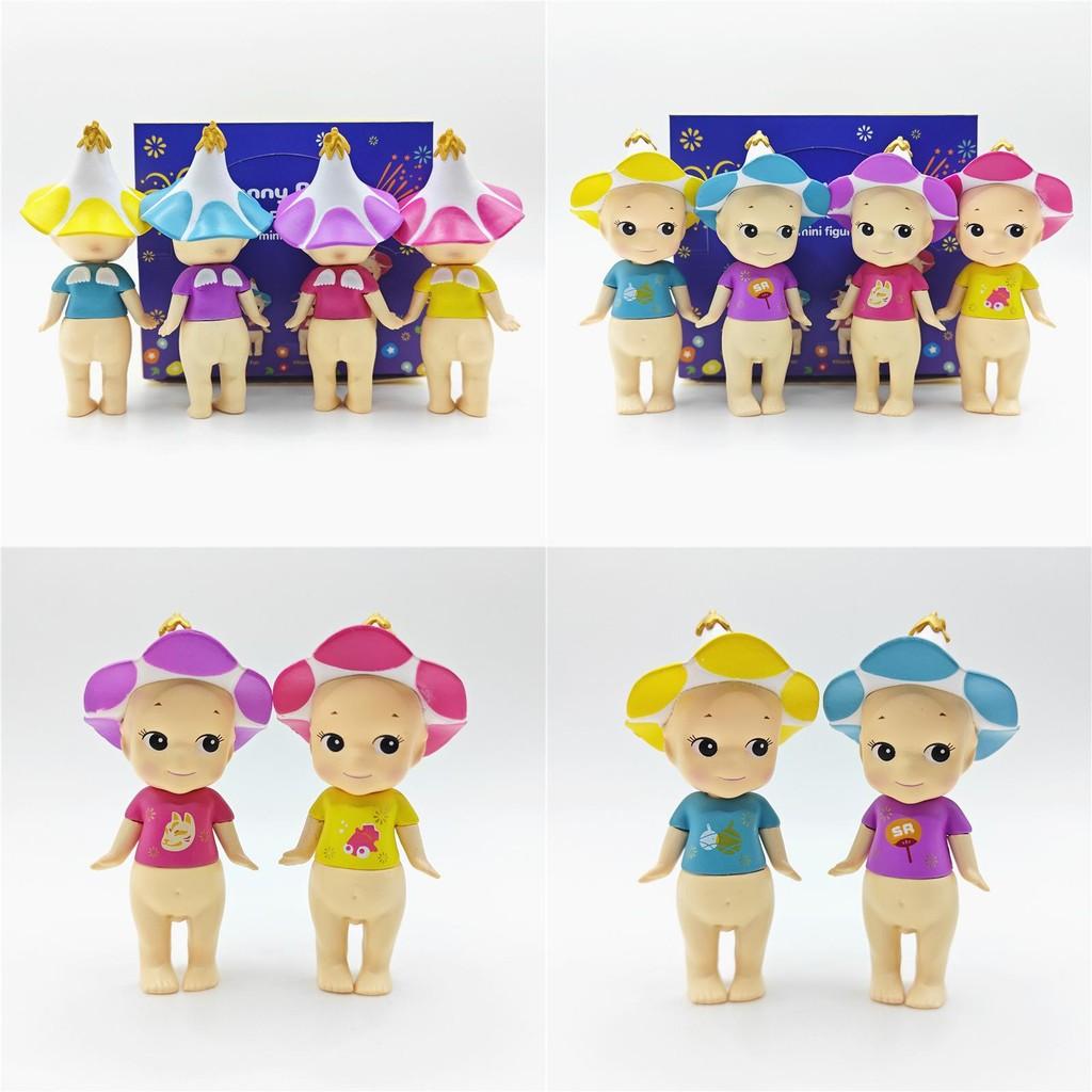 Angel Figurine Summer Festival Series With Assembled Abs Toy Model For Cake Decoration Gift