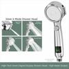 Pressurized Spray High Pressure Shower Head Digital Temperature Display 4-Modes Spray Handheld Shower Head Adjustable Spray