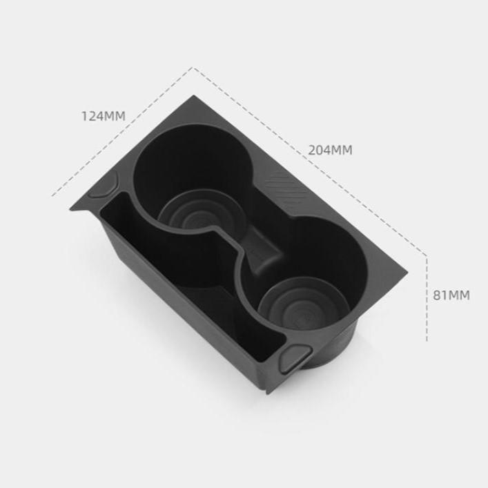 Car Cup Holder For EV3 Car Accessory TPE Insert Console Cup Holder Perfect Fit Scratch Resistant Easy Installation