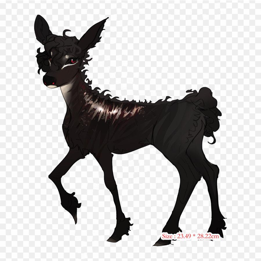 

Виниловые нашивки с оленьей лошадью, термопереносная печать, наклейки для одежды, аппликации «сделай сам», моющиеся нашивки