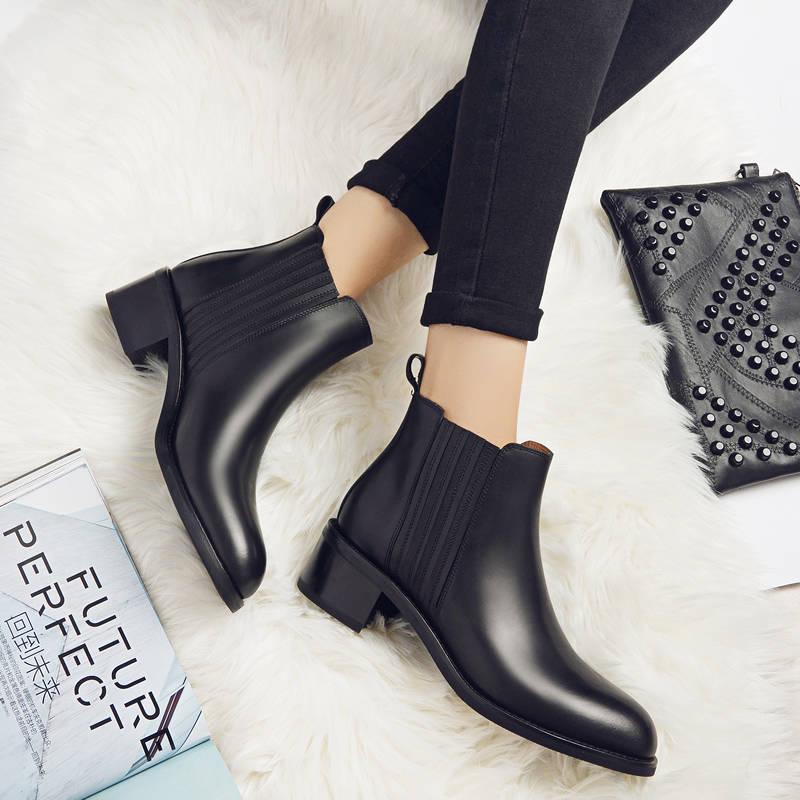 Clásicos Moda Mujer Botines de Otoño Charol Botas Cortas Vintage Zapatos de  Invierno Talla Grande comprar a buen precio — entrega gratuita, reseñas  reales con fotos — Joom