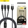 PISEN 3-in-1 Charging Cable for Apple and Android Devices
