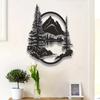 Stunning 1pc Patten Hanging Picture! Elegant metal craft for indoor and outdoor decoration. Wall decoration.Iron art silhouette.
