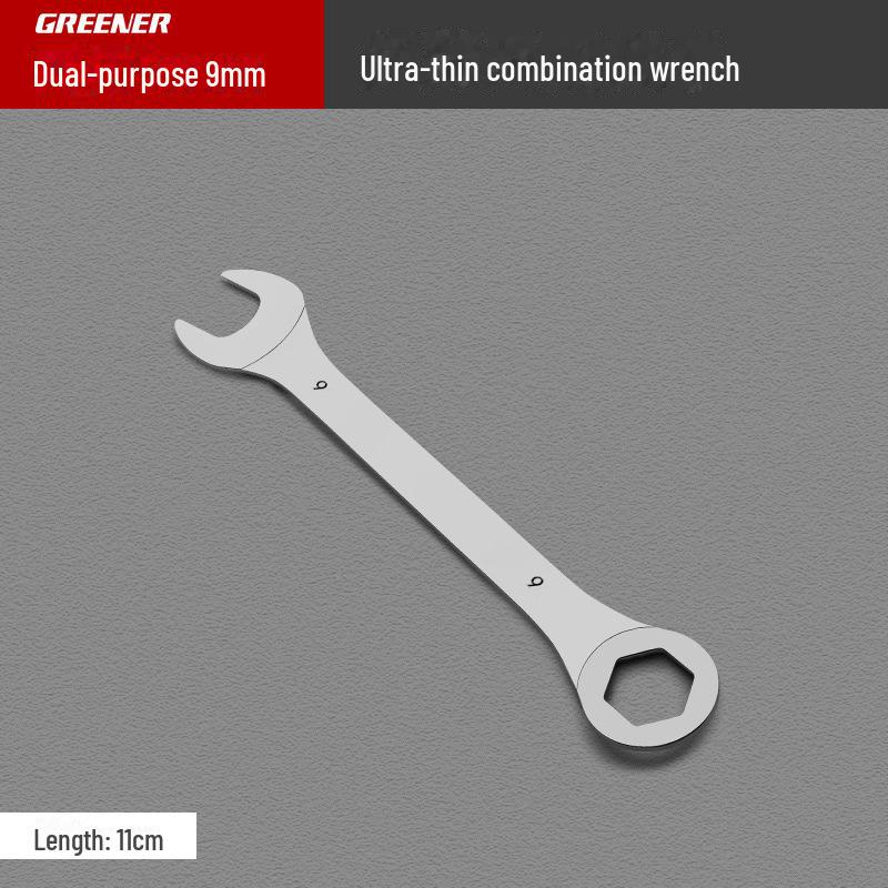 Green Forest Thin Open End Wrench Set: Complete Hardware Tool Set
