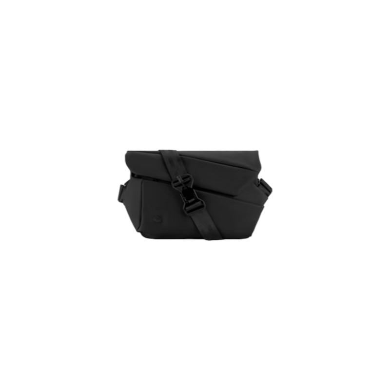 

Jingdong Jingzao Functional Crossbody Bag, 7L Large Capacity, Casual and Sport Shoulder Bag, Black