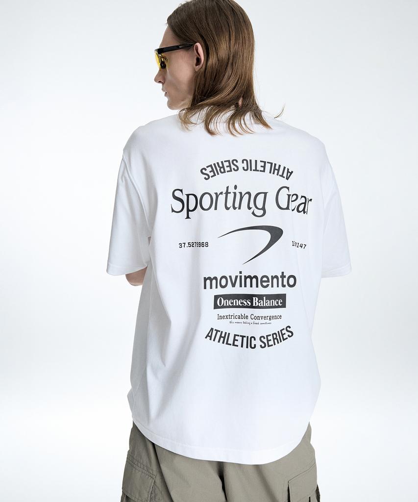 IL CORSO Crs Sorona Cotton Sporting Gear Short Sleeve T-Shirt White