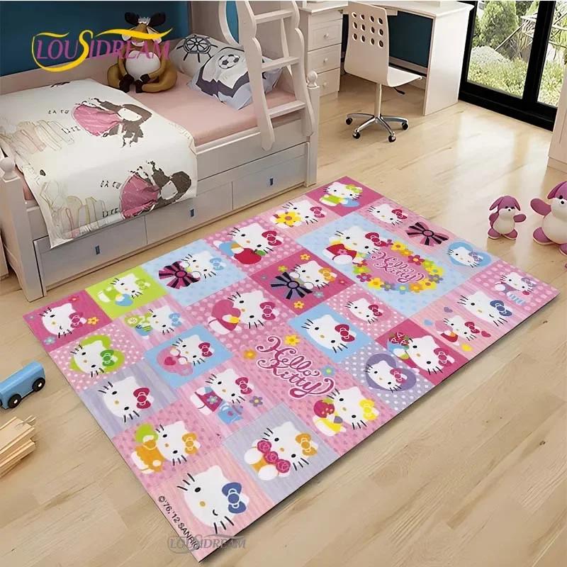 My Meloday Cartoon Anime Kawai Pink Carpet for Living Room Bedroom Rug Kitchen Door Kids Unslip Floor Mat Alfombra Birthday Gift