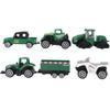 1:64 Alloy Car Model Highly Simulation Engineering Vehicle Children Car Model ToyGreen