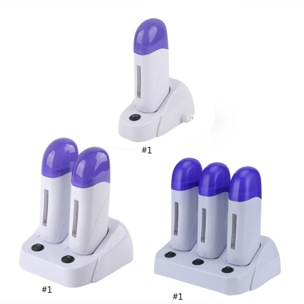 3Types Cartridge Wax Depilatory Roller Warmer Heater Waxing Body Hair Removal Machine