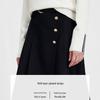 Navigare Women's Spring/Autumn Pleated Skirt with Metal Buckle