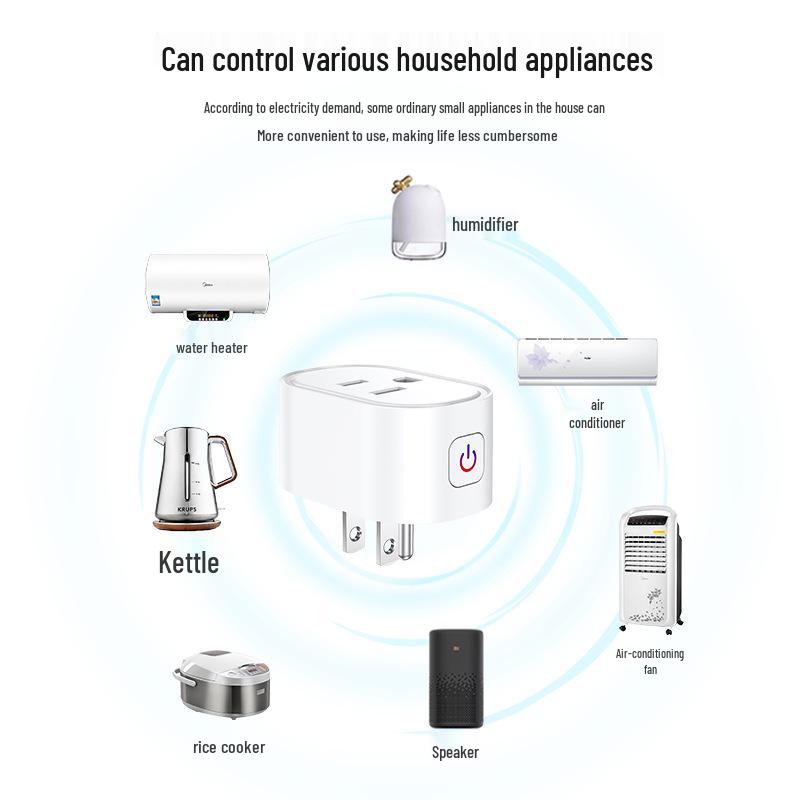 US Standard WiFi Smart Plug 16A with Metering & Remote Control via Alexa