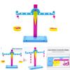 Ensemble de Matériaux Modèle d'Assemblage Balance d'Expérience Scientifique Jouet Puzzle pour Enfants Éducatif