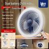 Rechargeable High-Speed Handheld Fan with Digital Display