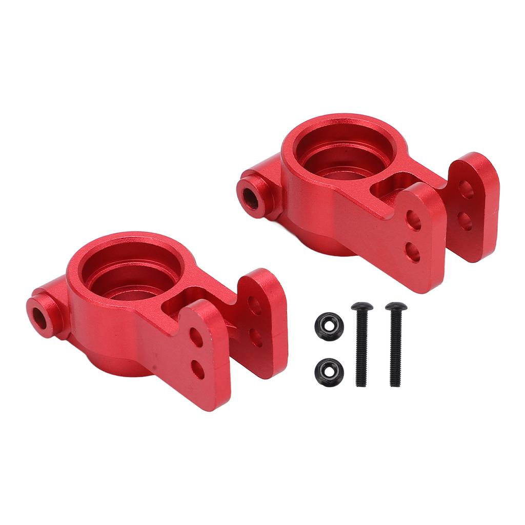 2PCS RC Metal Rear Hub Carriers for Losi Lasernut U4 1 10 RC Car Upgrade AccessoriesRed