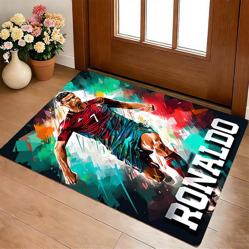 Ronaldo Art Living Room Nonslip Area Rug Soft Carpet For Bedroom Game Playroom Sofa Office Home Decor Doormat Christmas Gift C926551