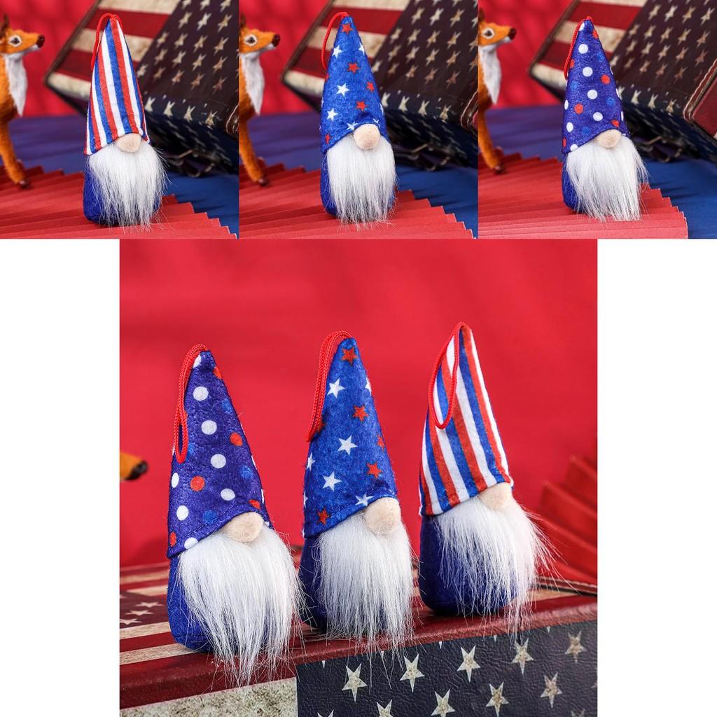 Day Independence Colorful Plush Hanging Doll For Festive Decorations Gifts And